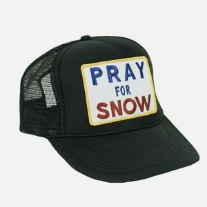 NWT Aviator Nation Pray For Snow trucker hat